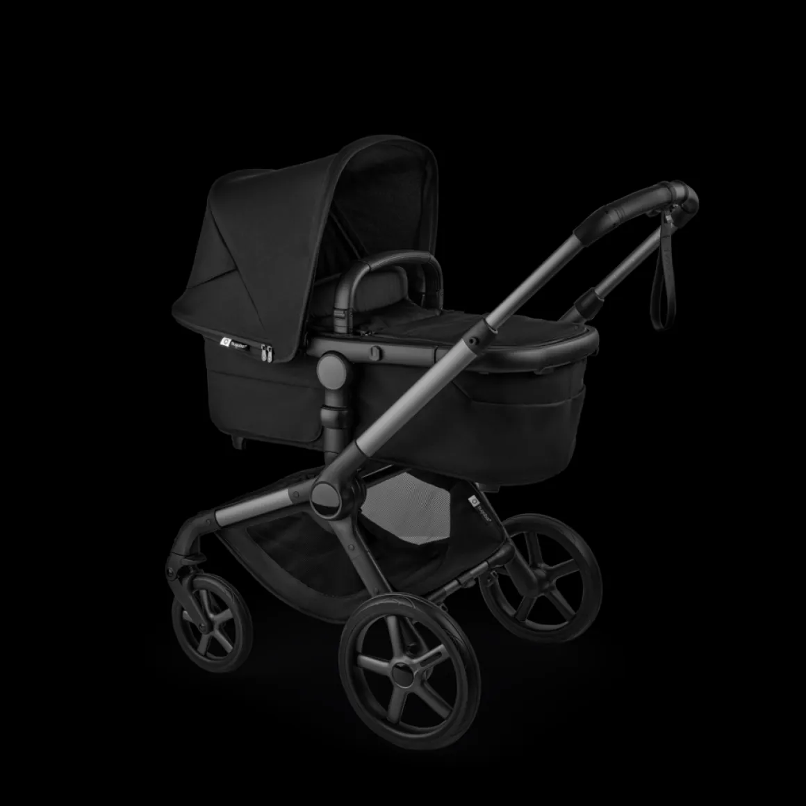 Bugaboo Kinderwagen 3 in 1 Fox 5 Renew Complete Black | Heritage Black + Bugaboo Autostoel Groep 0 Turtle Air by Nuna Black