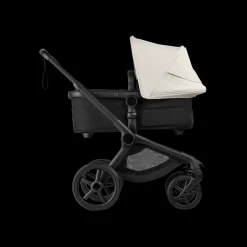 Bugaboo Kinderwagen 3 in 1 Fox 5 Renew Complete Black | Heritage Black Misty White + Bugaboo Autostoel Groep 0 Turtle Air by Nuna Black + Draaibare Isofix Base 360