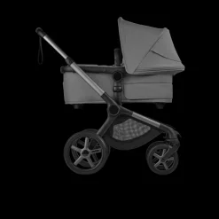 Bugaboo Kinderwagen 3 in 1 Fox 5 Renew Complete Graphite | Moon Grey + Cybex Autostoel Groep 0 Cloud T I Size Sepia Black + Draaibare Base T Black