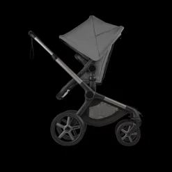 Bugaboo Kinderwagen 3 in 1 Fox 5 Renew Complete Graphite | Moon Grey + Cybex Autostoel Groep 0 Cloud T I Size Sepia Black + Draaibare Base T Black