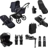 Bugaboo Kinderwagen Fox 5 Renew Ultieme Newborn Bundel Complete Black | Deep Indigo