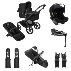 Bugaboo Kinderwagen Fox 5 Renew 3 in 1 Bundel Complete Black | Heritage Black