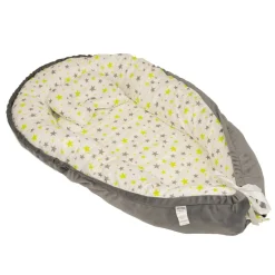 Cabino Babynestje Sterretjes Wit Groen