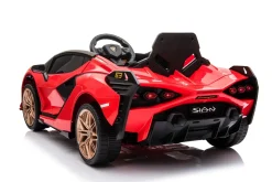 Cabino Elektrische Kinderauto Lamborghini Sian Rood