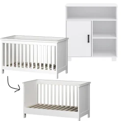 Cabino Meegroei Babykamer Mila Wit 2 Delig