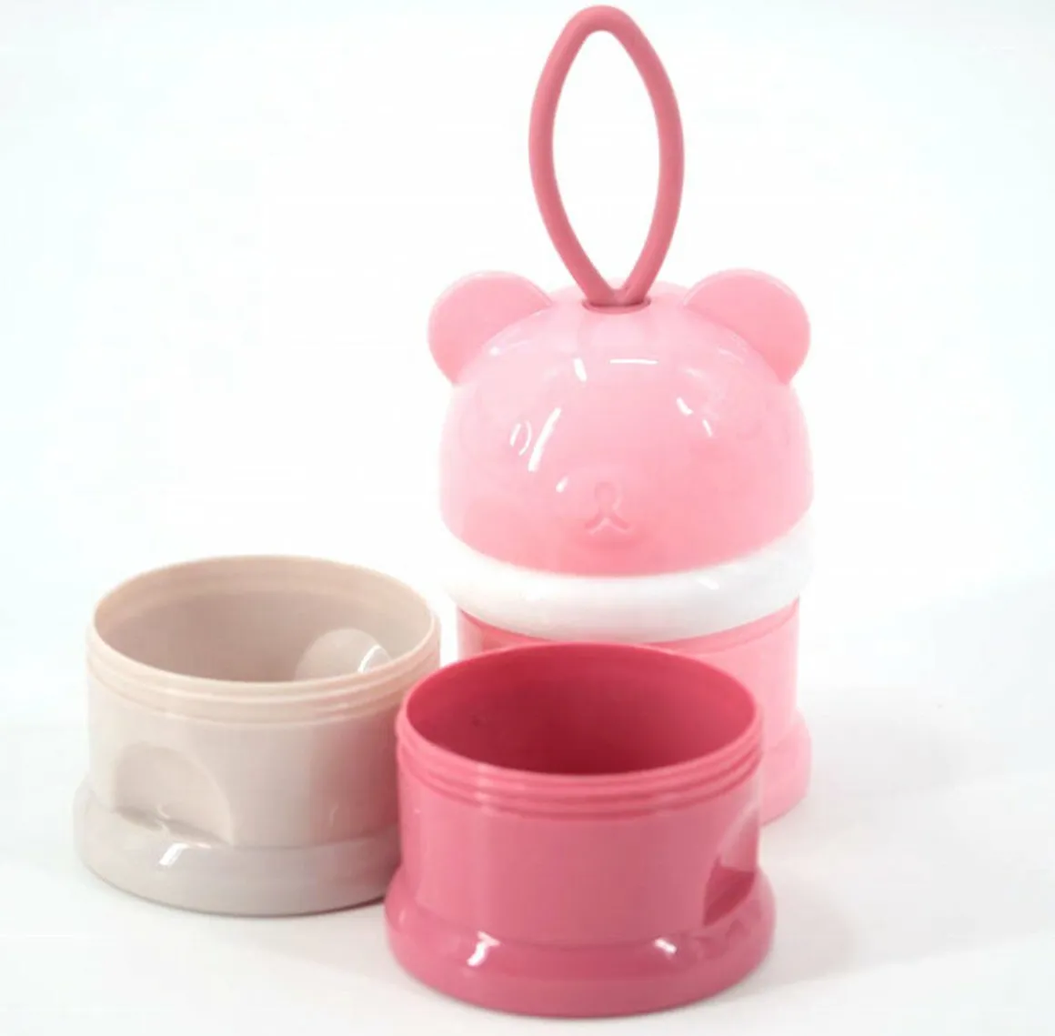 Cabino Melkpoederdoosjes Roze