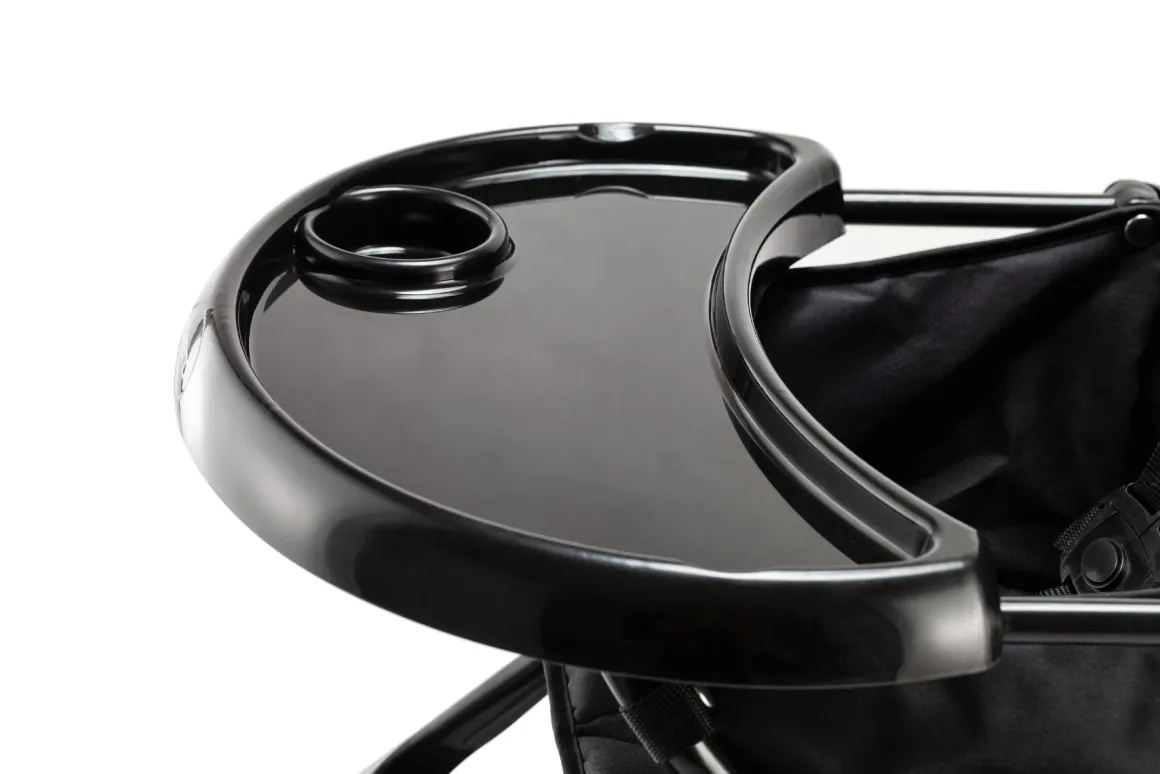 Cabino Opklapbare Kinderstoel Happy Zwart