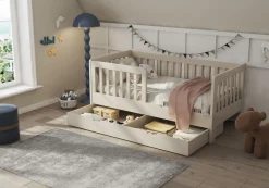 Cabino Peuterbed Met Lade Joan 70 x 140 cm Clay