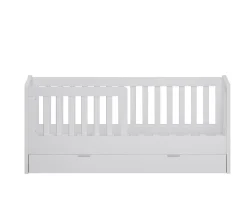 Cabino Peuterbed Met Lade Joan 70 x 140 cm Wit