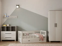 Cabino Peuterkamer Met Lade Joan Clay 3 Delig met Commode Geneve en Kledingkast Geneve