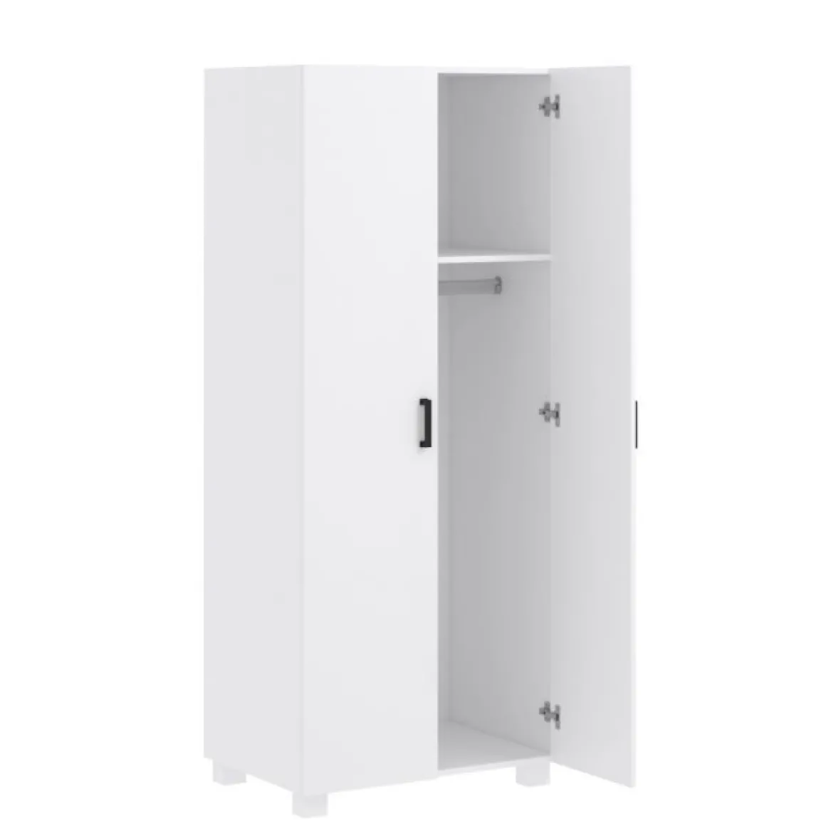 Cabino Peuterkamer Timo Wit 2 Delig met Mila Kledingkast