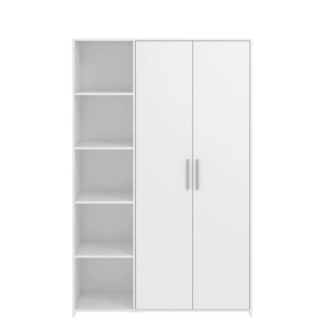 Cabino Peuterkamer Timo Wit 3 Delig met Commode Jim en Lars Kledingkast