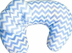 Cabino Voedingskussen Wit Blauw