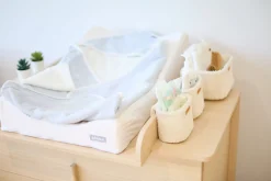 Childhome Set Van 3 Hangmandjes Teddy Ecru