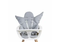 Childhome Stoelkussentje Engel Grijs