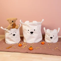 Childhome Teddy Basket 25x20x20 Off White