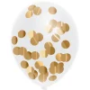Confetti Ballonnen Goud 30 cm 5 Stuks
