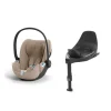 Cybex Autostoel Groep 0 Cloud T I Size Plus Cozy Beige + Cybex Draaibare Base T Black