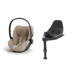 Cybex Autostoel Groep 0 Cloud T I Size Plus Cozy Beige + Cybex Draaibare Base T Black