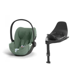 Cybex Autostoel Groep 0 Cloud T I Size Plus Leaf Green + Cybex Draaibare Base T Black