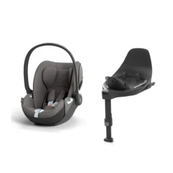Cybex Autostoel Groep 0 Cloud T I Size Mirage Grey Dark Grey + Cybex Draaibare Base T Black