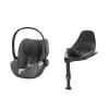 Cybex Autostoel Groep 0 Cloud T I Size Plus Mirage Grey Dark Grey + Cybex Draaibare Base T Black