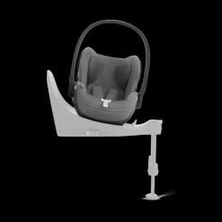 Cybex Autostoel Groep 0 Cloud T I Size Plus Mirage Grey Dark Grey + Cybex Draaibare Base T Black