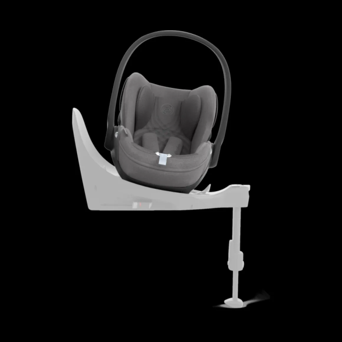 Cybex Autostoel Groep 0 Cloud T I Size Plus Mirage Grey Dark Grey + Cybex Draaibare Base T Black