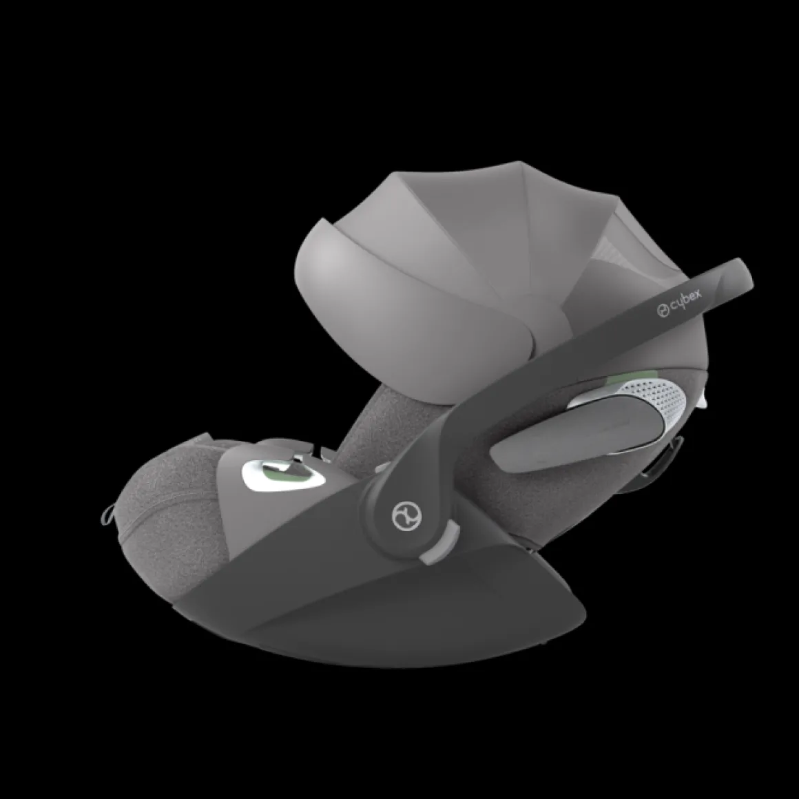 Cybex Autostoel Groep 0 Cloud T I Size Plus Mirage Grey Dark Grey + Cybex Draaibare Base T Black