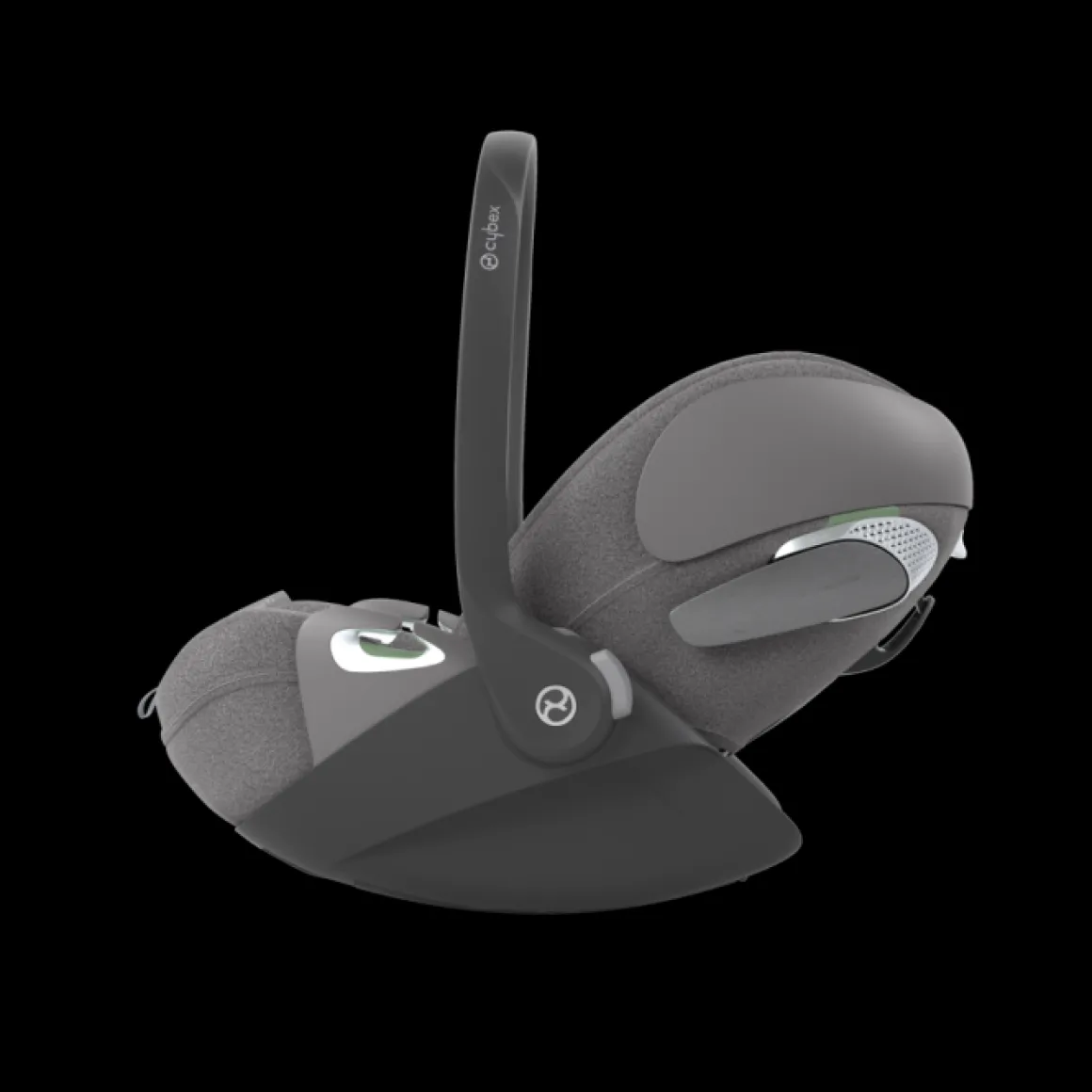 Cybex Autostoel Groep 0 Cloud T I Size Plus Mirage Grey Dark Grey + Cybex Draaibare Base T Black