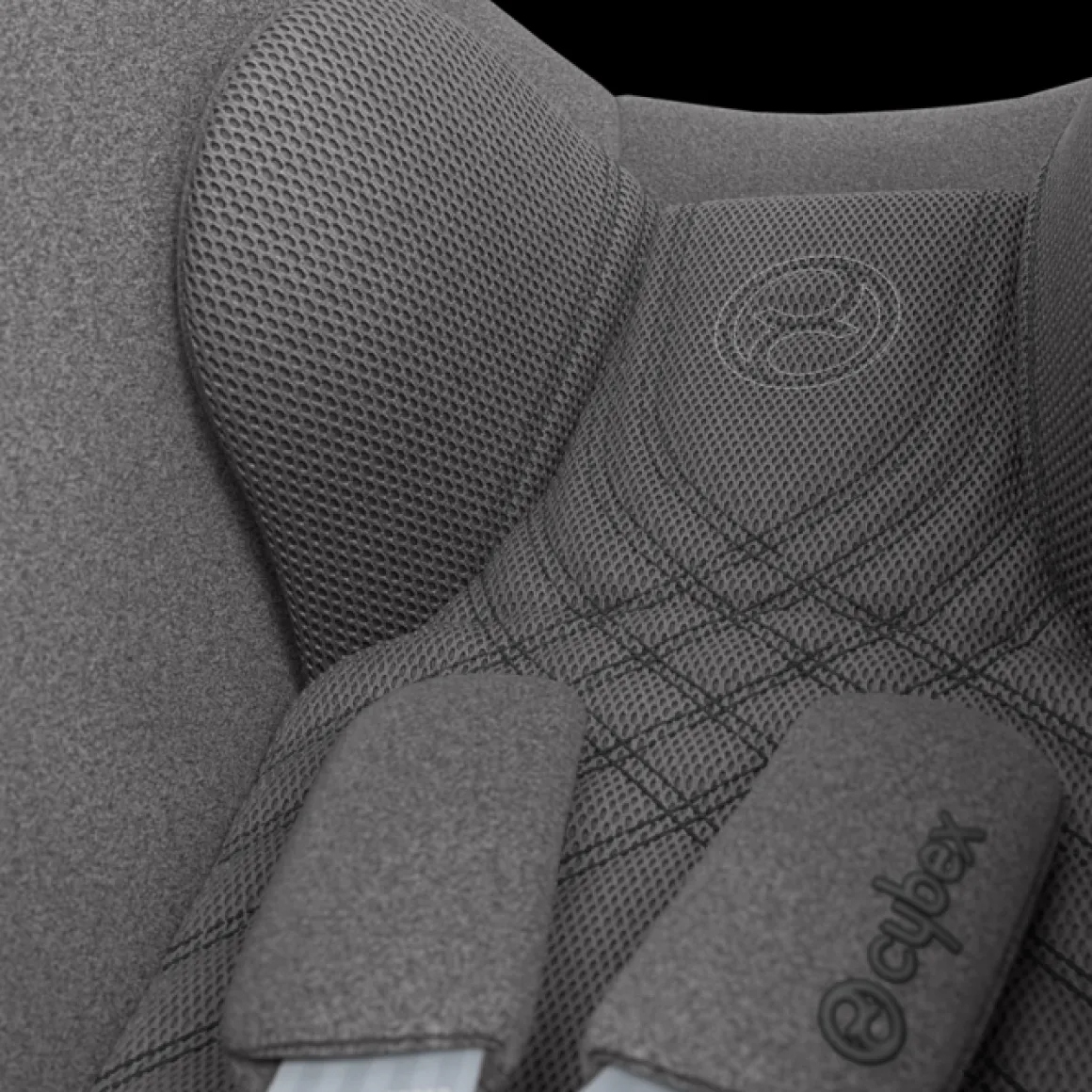 Cybex Autostoel Groep 0 Cloud T I Size Plus Mirage Grey Dark Grey + Cybex Draaibare Base T Black