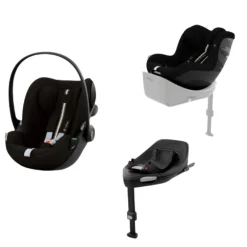 Cybex Autostoelen Set Cloud G Plus + Sirona G Plus Moon Black + Base G