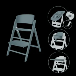 Cybex Click & Fold Kinderstoel 4 In 1 Stone Blue Mid Blue