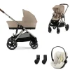 Cybex Gazelle S Kinderwagen 3 In 1 Taupe Almond Beige