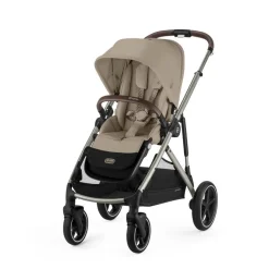 Cybex Gazelle S Kinderwagen 3 In 1 Taupe Almond Beige + Isofix Base