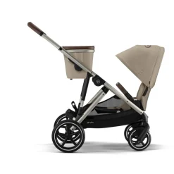 Cybex Gazelle S Kinderwagen 3 In 1 Taupe Almond Beige + Isofix Base