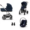 Cybex Kinderwagen 3 in 1 Balios Set S Lux Ocean Blue | Navy Blue