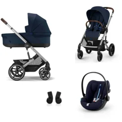 Cybex Kinderwagen 3 in 1 Balios Set S Lux Ocean Blue | Navy Blue