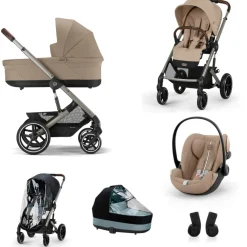 Cybex Kinderwagen 3 in 1 Balios Set L Lux Almond Beige | Beige