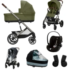 Cybex Kinderwagen 3 in 1 Balios Lux Set L Moss Green | Khaki