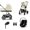 Cybex Kinderwagen 3 in 1 Balios Set M Lux Seashell Beige | Light Beige