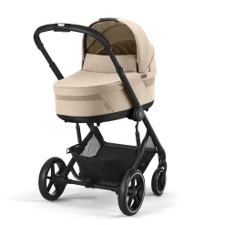 Cybex Kinderwagen 3 in 1 Balios One Box Comfort Almond Beige + Voetenzak + Base G