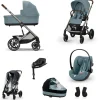 Cybex Kinderwagen 3 in 1 Balios Set XL Lux Stormy Blue | Light Blue