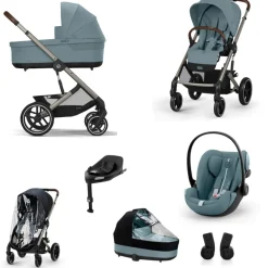Cybex Kinderwagen 3 in 1 Balios Set XL Lux Stormy Blue | Light Blue