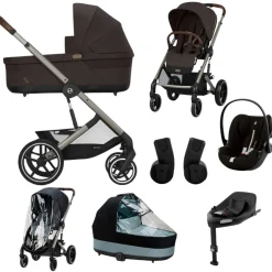 Cybex Kinderwagen 3 in 1 Balios Lux Set XL Chocolate Brown | Brown