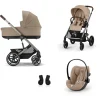 Cybex Kinderwagen 3 in 1 Balios Set S Lux Almond Beige | Beige