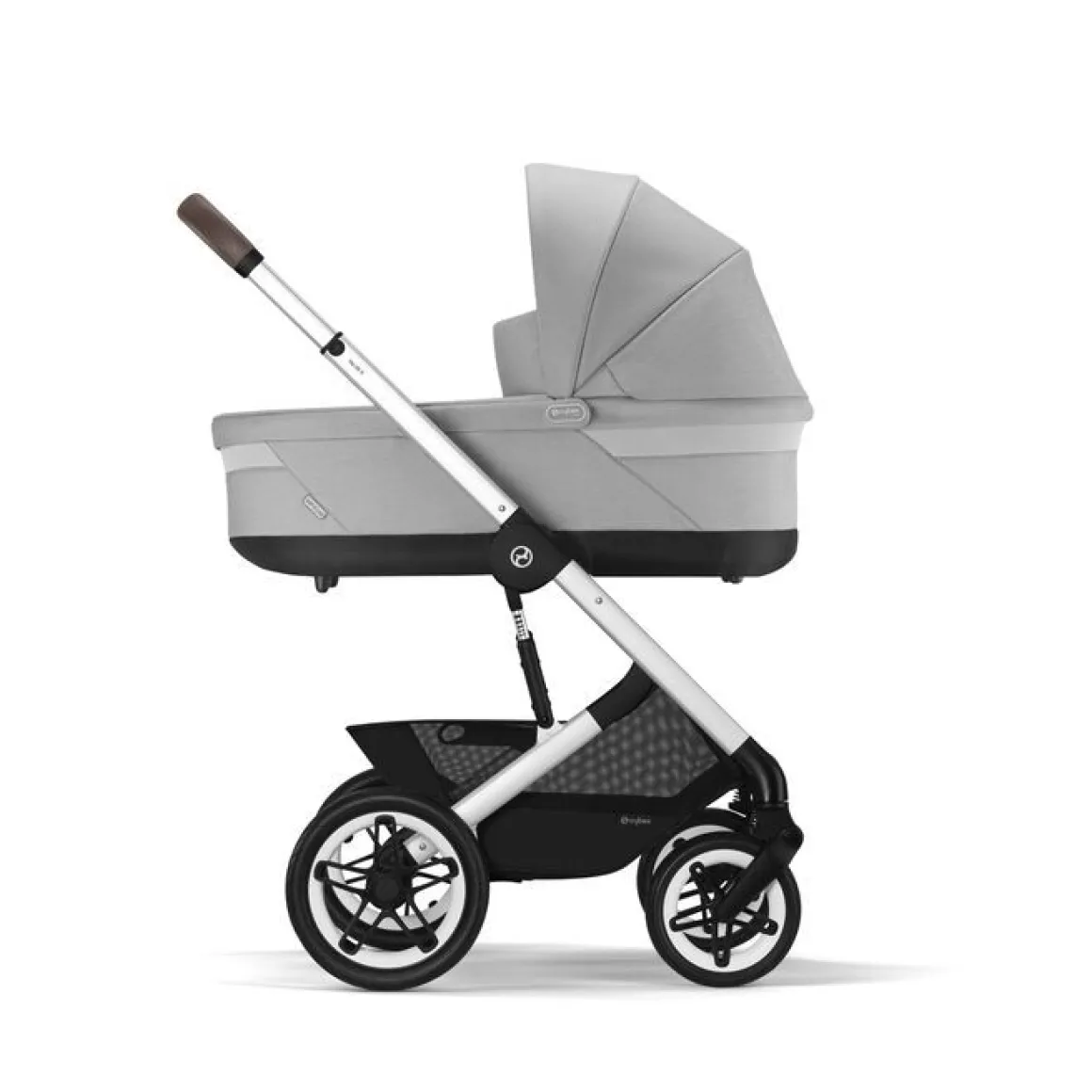 Cybex Kinderwagen 3 In 1 Talos S Lux Silver Lava Grey Mid Grey Met Cybex Autostoel Cloud T