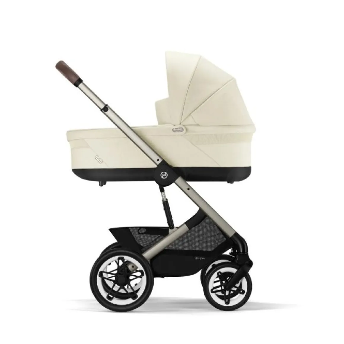 Cybex Kinderwagen 3 In 1 Talos S Lux Taupe Seashell Beige Light Beige Met Cybex Autostoel Cloud T