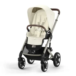Cybex Kinderwagen 3 In 1 Talos S Lux Taupe Seashell Beige Light Beige Met Cybex Autostoel Cloud T