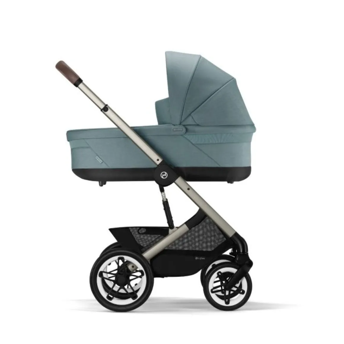 Cybex Kinderwagen 3 In 1 Talos S Lux Taupe Sky Blue Mid Blue Met Cybex Autostoel Cloud T